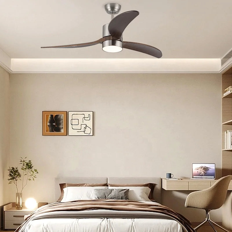 Modern Ceiling Fan Lamp with Remote Control