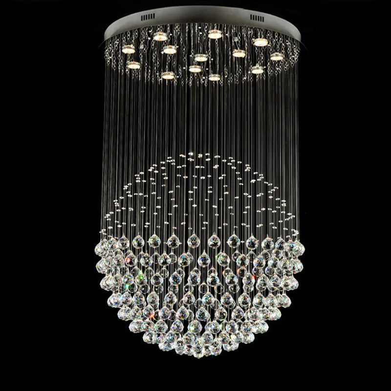 Luxury Clear Crystal Raindrop Chandelier