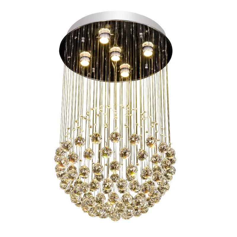 Luxury Clear Crystal Raindrop Chandelier