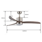 Modern Ceiling Fan Lamp with Remote Control