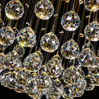 Luxury Clear Crystal Raindrop Chandelier