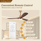 Remote Control Ceiling Fan with Light