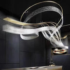 Crystal Drop Light Hanging Chandelier Pendant Lamp Light for Restaurants