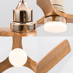 Modern LED Light Ceiling Fan With Remote Control