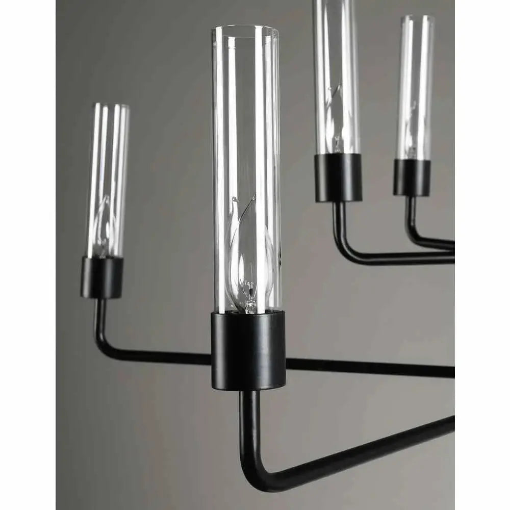 iron chandelier modern