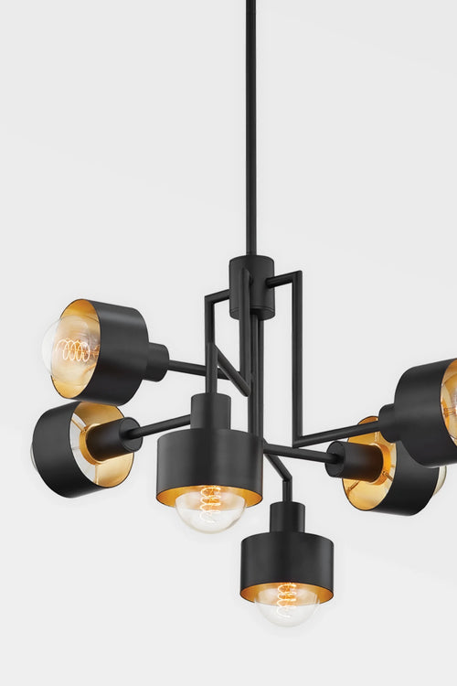 6 Light Iron Chandelier